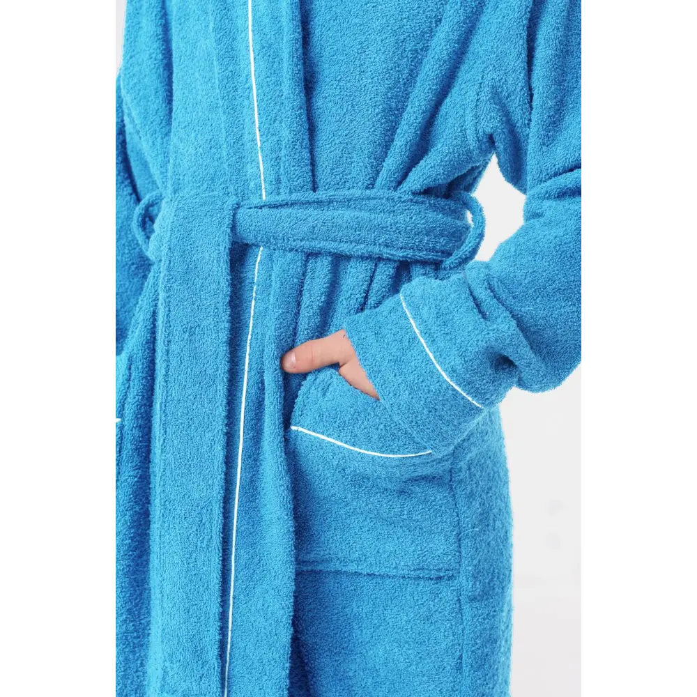 Фото 4 Банный халат Everliness 402-152-Г размер 12 лет цвет разноцветный