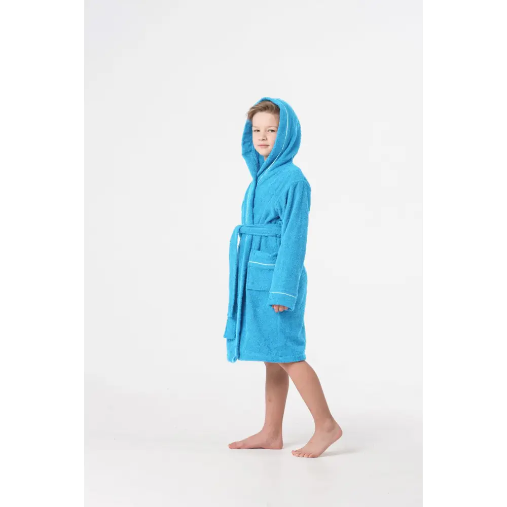 Фото 3 Банный халат Everliness 402-152-Г размер 12 лет цвет разноцветный