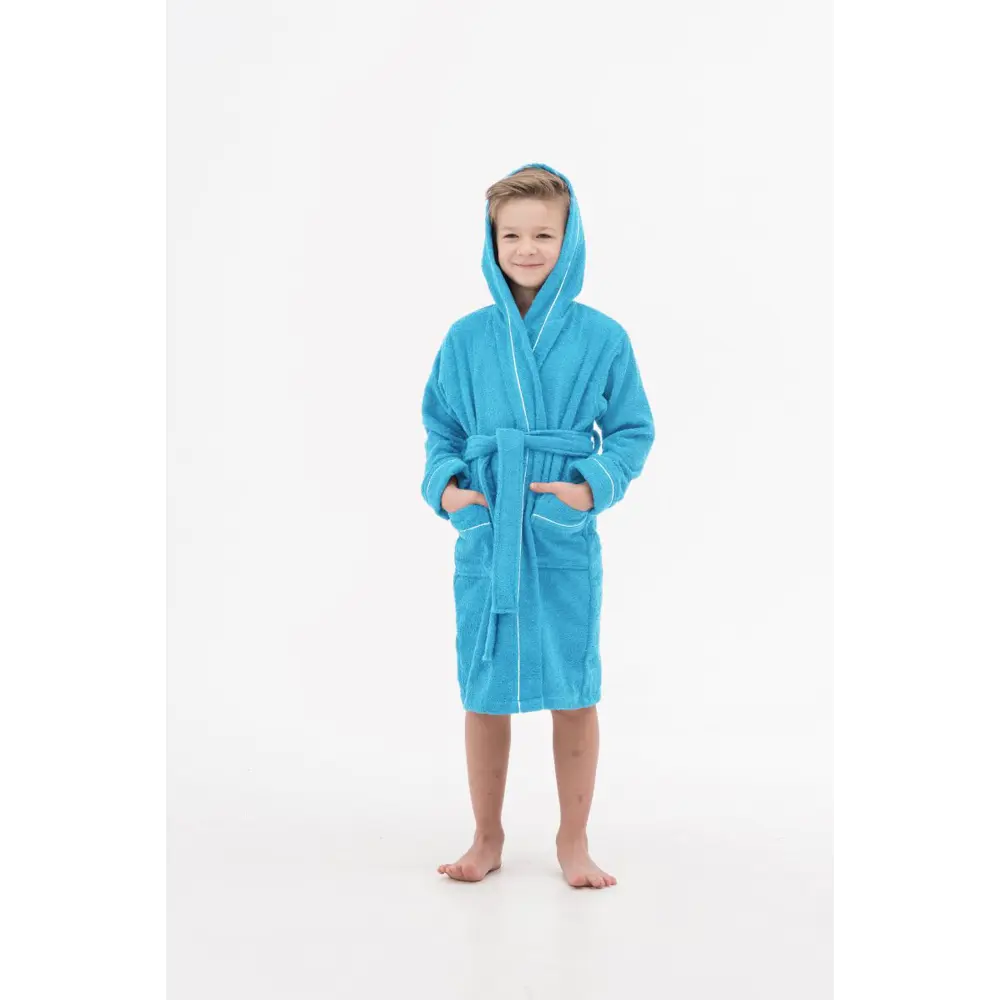 Фото Банный халат Everliness 402-152-Г размер 12 лет цвет разноцветный