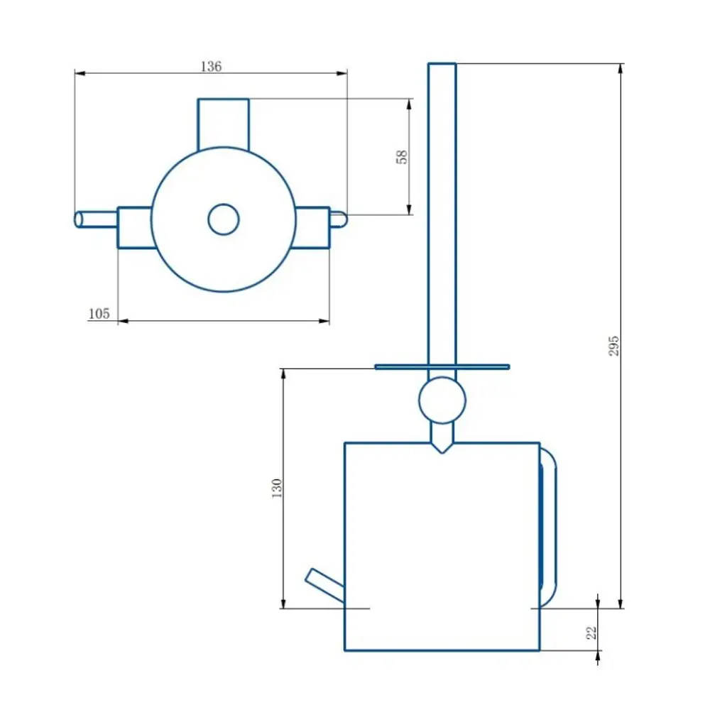 Фото 2 Держатели для туалетной бумаги Haiba HB8411 с крышкой цвет хром Фото 2 Держатели для туалетной бумаги Haiba HB8411 с крышкой цвет хром