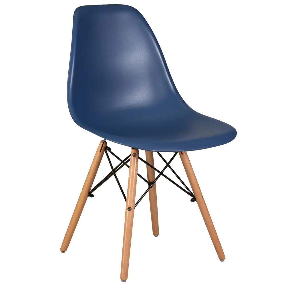 Фото 2 Комплект кухонных стульев 4 шт Dobrin Dsw lmzl-pp638 46x46x53 см пластик цвет темно-синий Фото 2 Комплект кухонных стульев 4 шт Dobrin Dsw lmzl-pp638 46x46x53 см пластик цвет темно-синий