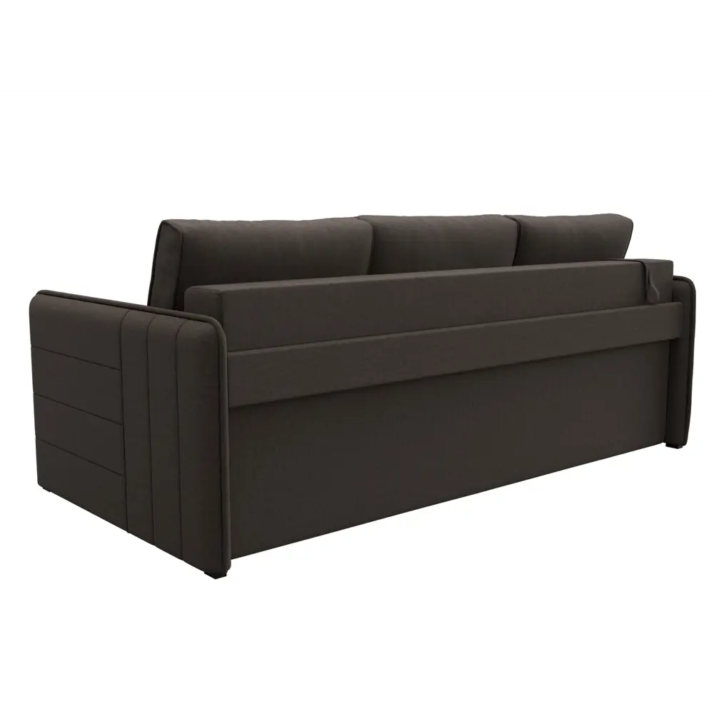 Фото 5 Диван раскладной Лига диванов Диван прямой Слим НПБ 204x90x105 см рогожка цвет амур коричневый Фото 5 Диван раскладной Лига диванов Диван прямой Слим НПБ 204x90x105 см рогожка цвет амур коричневый