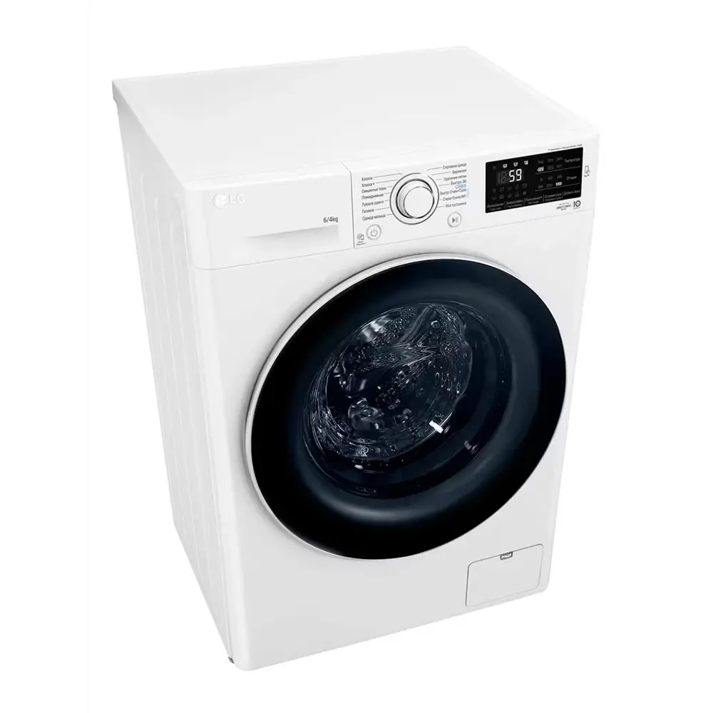 Фото 7 Стиральная машина с сушкой Lg F2J6Nm7W 60x85x45 см 6 кг цвет белый Фото 7 Стиральная машина с сушкой Lg F2J6Nm7W 60x85x45 см 6 кг цвет белый
