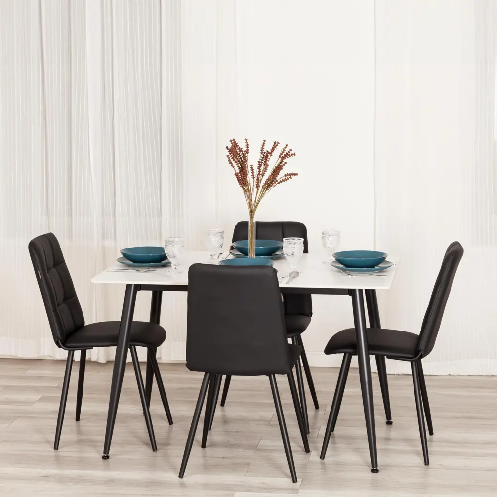 Фото 2 Кухонный стул Tetchair Asti 42x87x54 см искусственная кожа цвет черный