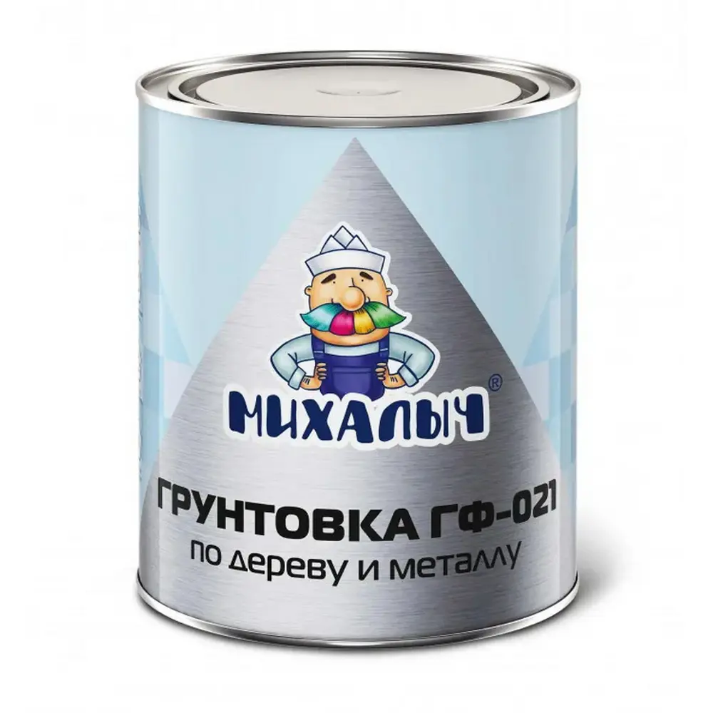 Фото Грунтовка Михалыч ГФ-021 0.8кг цвет серый Фото Грунтовка Михалыч ГФ-021 0.8кг цвет серый
