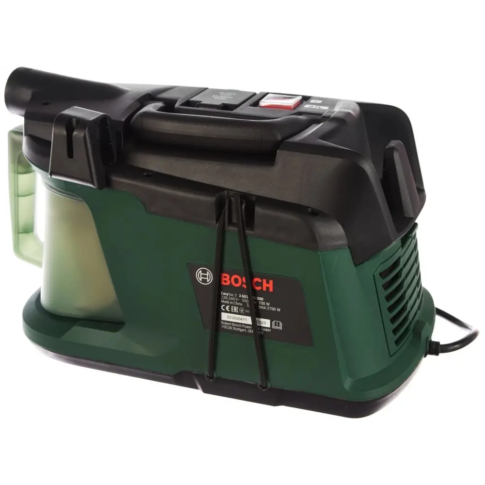 Фото 2 Пылесос строительный Bosch EasyVac3 06033D1000, 700 Вт, 2 л Фото 2 Пылесос строительный Bosch EasyVac3 06033D1000, 700 Вт, 2 л