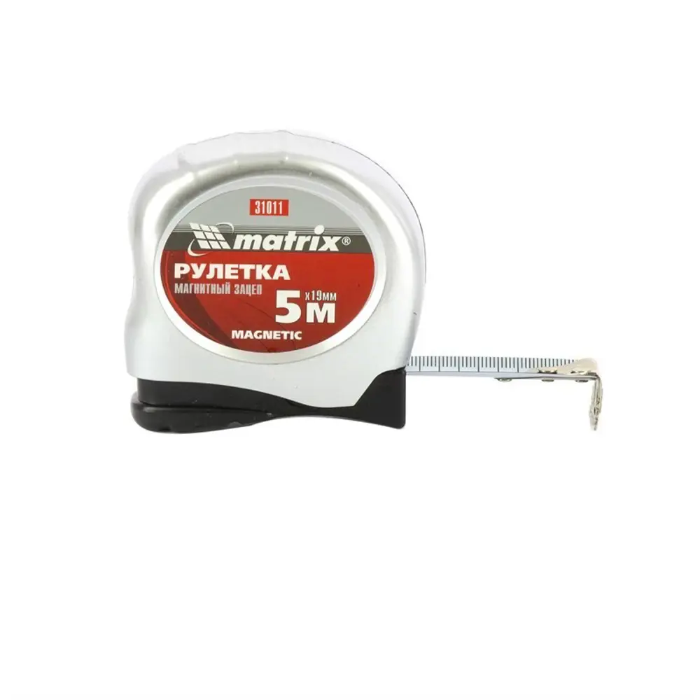 Фото Рулетка Matrix Magnetic 31011 ЕКБ магнитная 5 м x 19 мм Фото Рулетка Matrix Magnetic 31011 ЕКБ магнитная 5 м x 19 мм