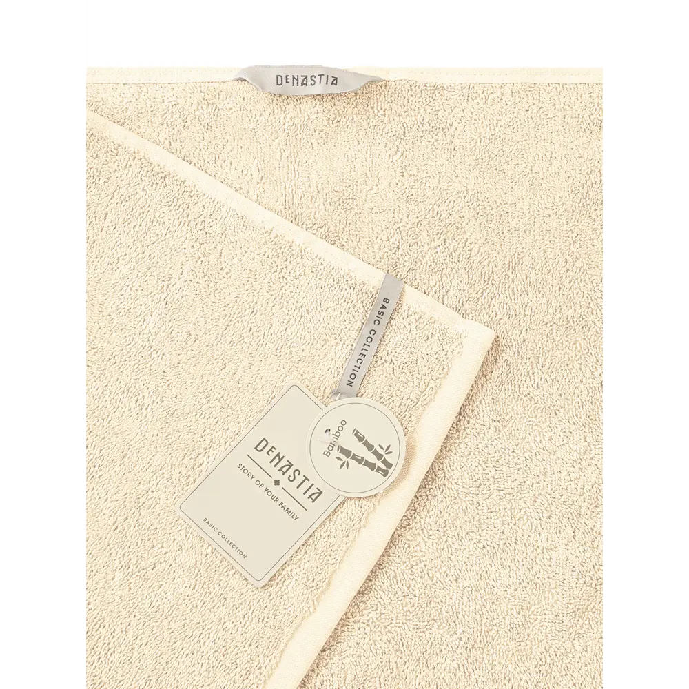 Фото 3 Полотенце Denastia Soft collection для ванной 70x140 см молочный Фото 3 Полотенце Denastia Soft collection для ванной 70x140 см молочный