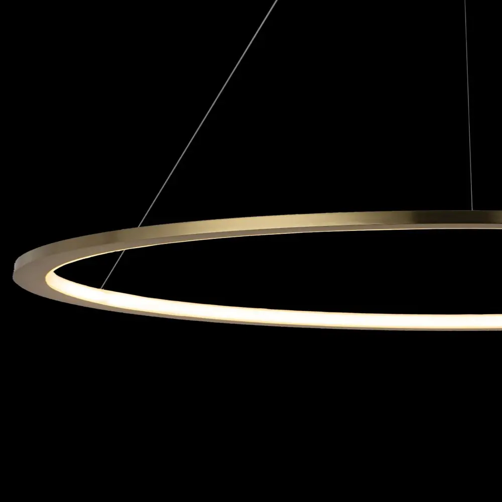 Фото 8 Светильник подвесной светодиодный LOFT IT 10014XXL Ring 23 м² теплый белый свет цвет золотой Фото 8 Светильник подвесной светодиодный LOFT IT 10014XXL Ring 23 м² теплый белый свет цвет золотой