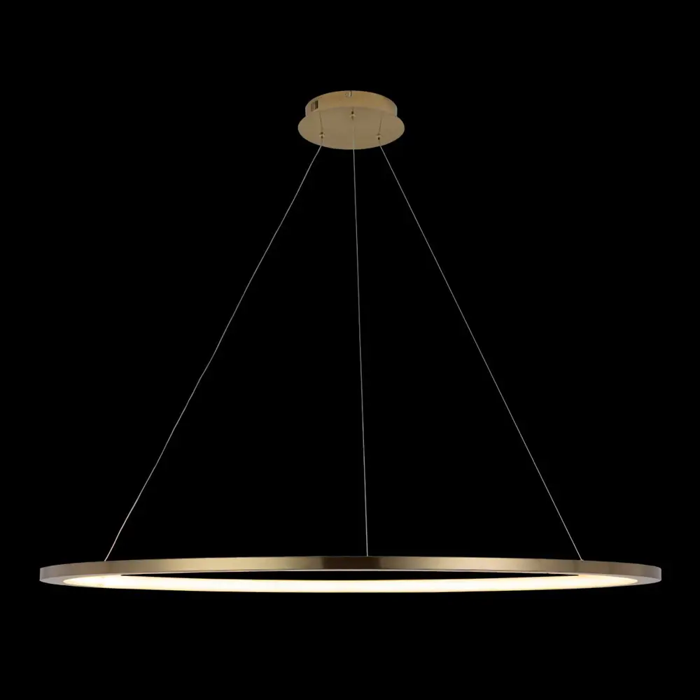 Фото 5 Светильник подвесной светодиодный LOFT IT 10014XXL Ring 23 м² теплый белый свет цвет золотой Фото 5 Светильник подвесной светодиодный LOFT IT 10014XXL Ring 23 м² теплый белый свет цвет золотой