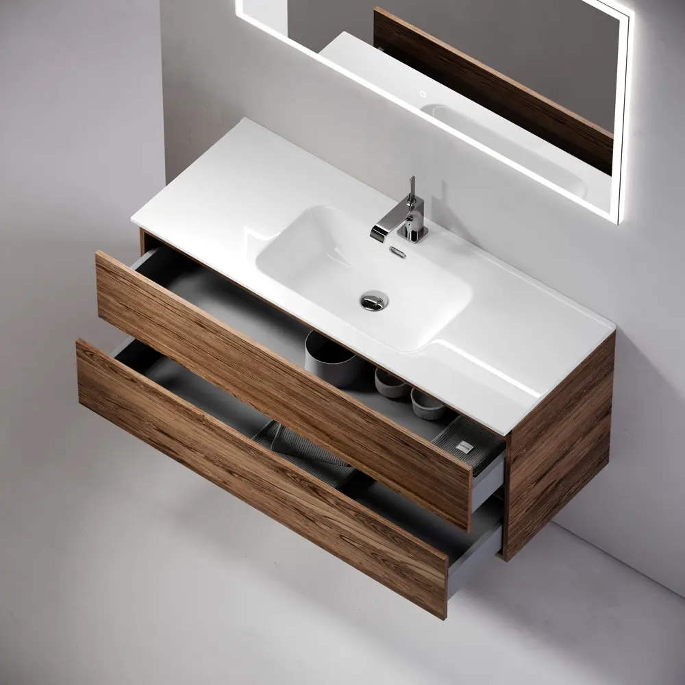 Фото 6 Тумба подвесная SANCOS Urban UR12-1ECH 119x45x55 c двумя ящиками оснащенными доводчиками, дуб чарльстон Фото 6 Тумба подвесная SANCOS Urban UR12-1ECH 119x45x55 c двумя ящиками оснащенными доводчиками, дуб чарльстон