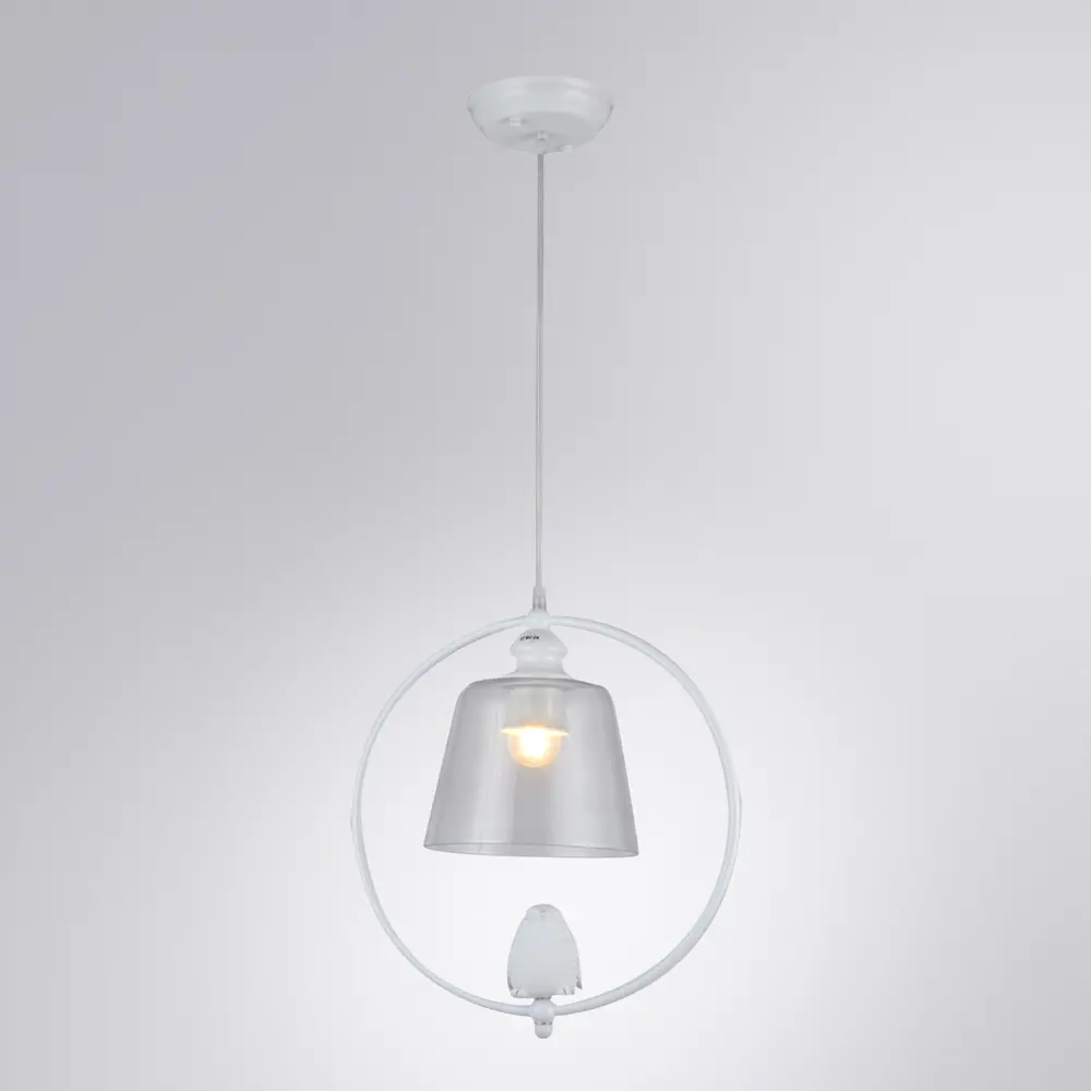 Фото 2 Светильник подвесной Arte Lamp Passero Ar_a4289sp-1wh 1 лампа 2 м² цвет белый Фото 2 Светильник подвесной Arte Lamp Passero Ar_a4289sp-1wh 1 лампа 2 м² цвет белый