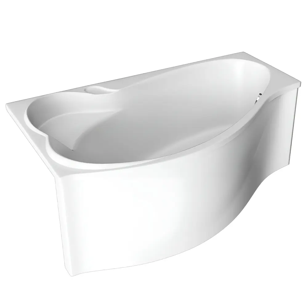 Фото 4 Ванна акриловая Marka One Gracia 160x95 L Белая Левая 01гр1695л