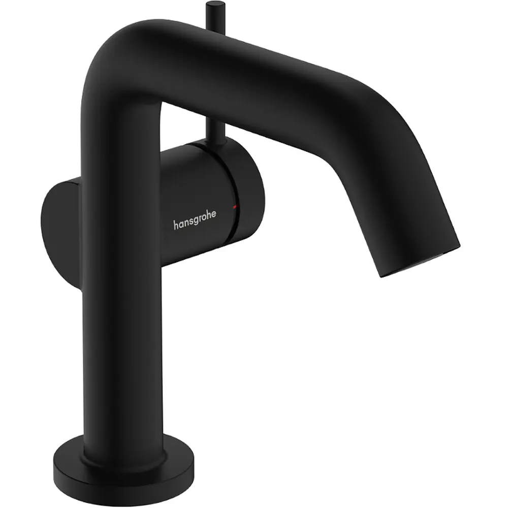 Фото Смеситель для раковины Hansgrohe Tecturis S 110 Fine CoolStart EcoSmart 73320670 со сливным гарнитуром Push-Open цвет черный Фото Смеситель для раковины Hansgrohe Tecturis S 110 Fine CoolStart EcoSmart 73320670 со сливным гарнитуром Push-Open цвет черный