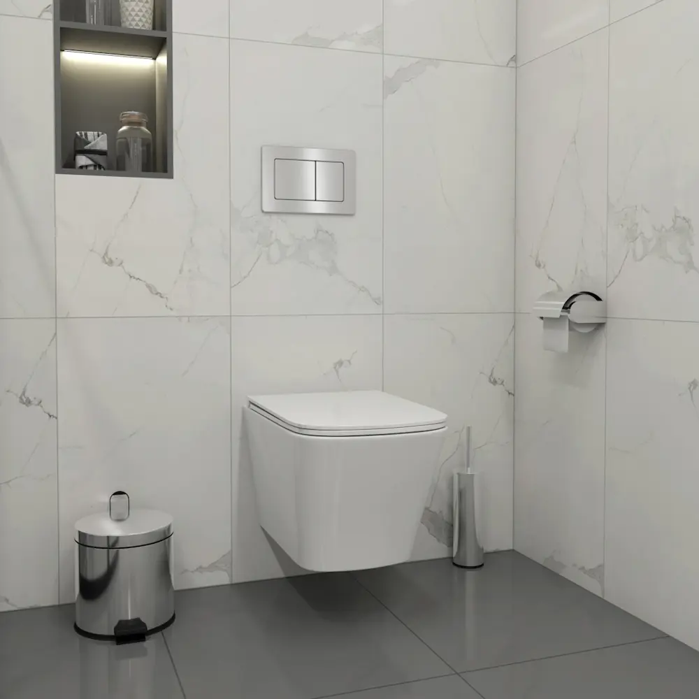 Фото 4 Комплект Teymi F13433 5 в 1 инсталляция с унитазом унитаз подвесной безободковый торнадо Helmi Vortex кнопка нержавеющая сталь Фото 4 Комплект Teymi F13433 5 в 1 инсталляция с унитазом унитаз подвесной безободковый торнадо Helmi Vortex кнопка нержавеющая сталь