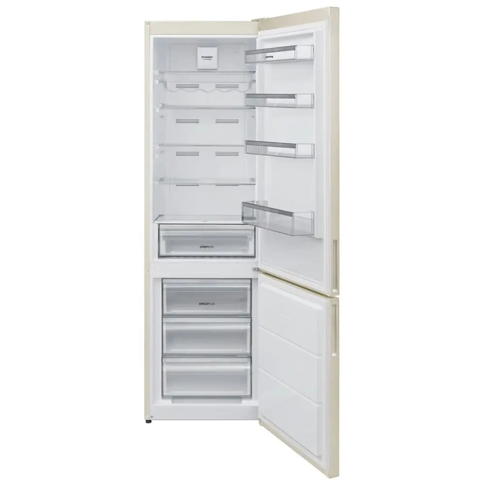 Фото Холодильник Korting KNFC 62010 B 59.5x201 см цвет бежевый Фото Холодильник Korting KNFC 62010 B 59.5x201 см цвет бежевый