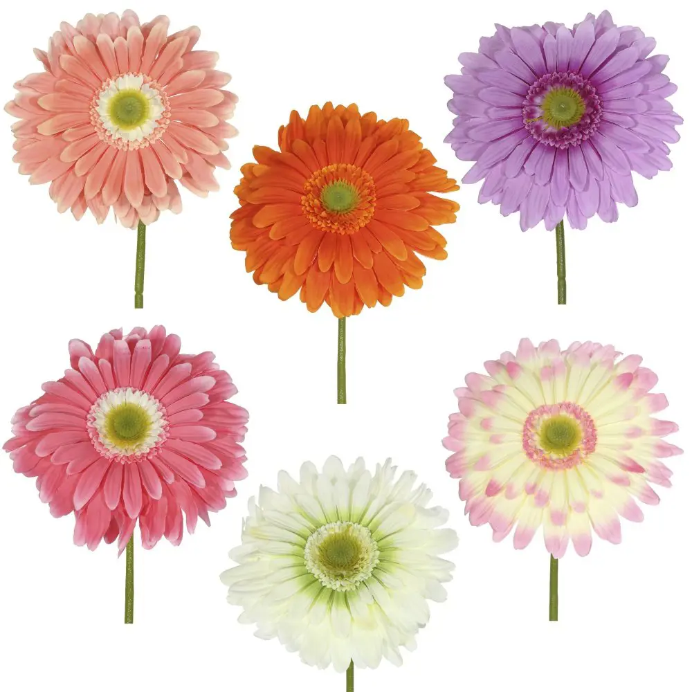 Фото Цветок искусственный "Гербера" 70x17x17 см 6в.714936