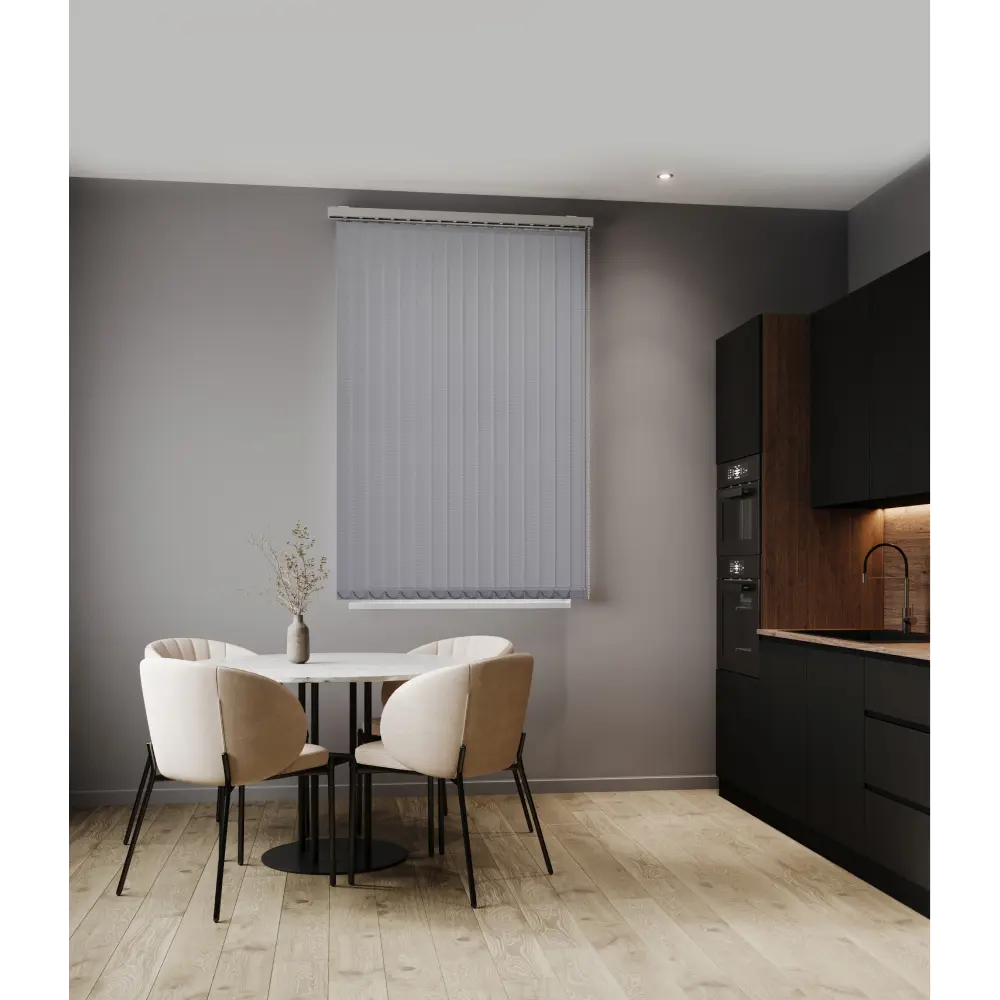 Фото Комплект вертикальных жалюзи Унистайл Vzhblser 115x220 см алюминий цвет серебристый Фото Комплект вертикальных жалюзи Унистайл Vzhblser 115x220 см алюминий цвет серебристый