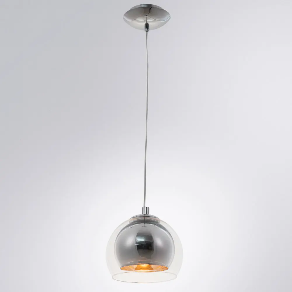 Фото 2 Светильник подвесной Arte Lamp Rastaban Ar_a7984sp-1cc 1 лампа 3 м² цвет хром Фото 2 Светильник подвесной Arte Lamp Rastaban Ar_a7984sp-1cc 1 лампа 3 м² цвет хром