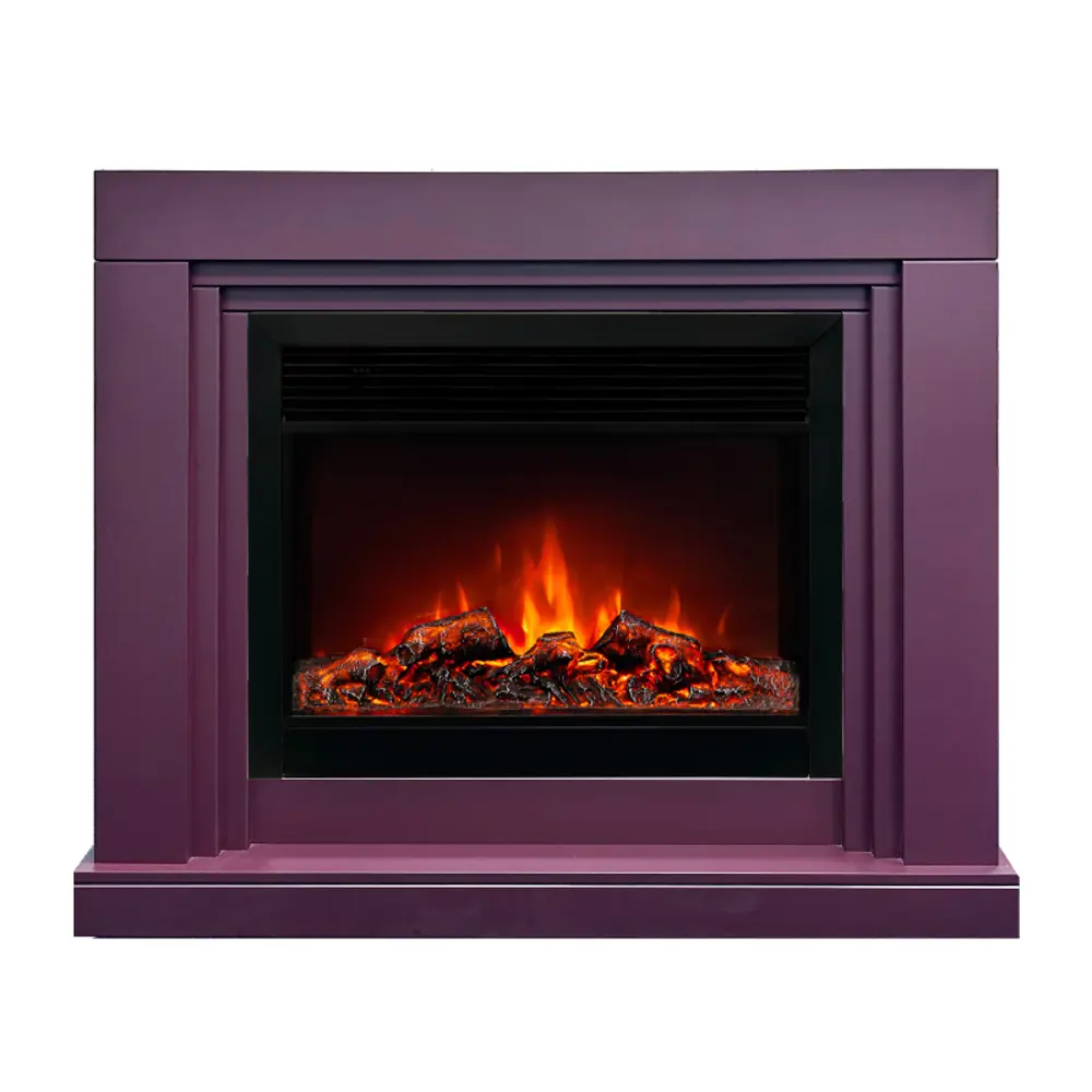Фото Каминокомплект Realflame Stanley 26 Plum с очагом Moonblaze Lux BL 1500Вт сливовый Фото Каминокомплект Realflame Stanley 26 Plum с очагом Moonblaze Lux BL 1500Вт сливовый