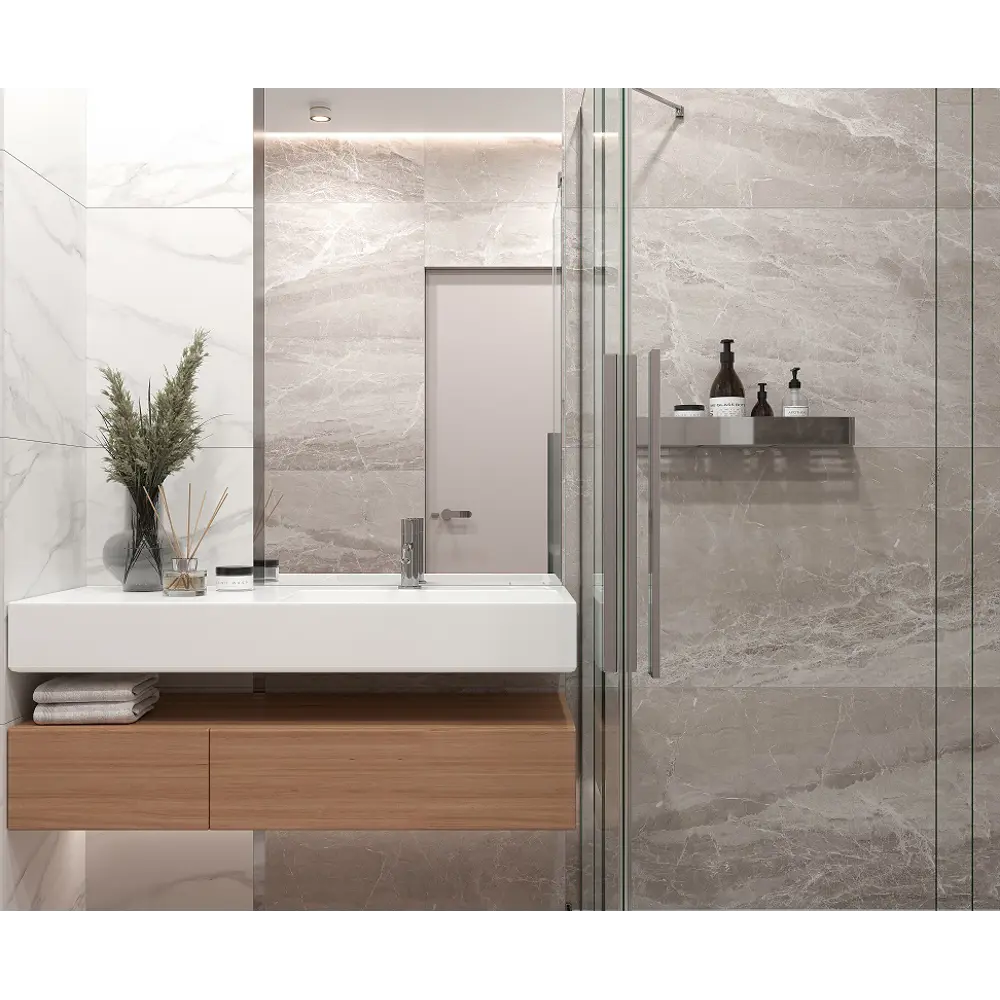 Фото 3 Керамогранит Laparet Nostalgic Silver x9999282582 60x120см 1.44 м² цвет бежево-серый, цена за упаковку Фото 3 Керамогранит Laparet Nostalgic Silver x9999282582 60x120см 1.44 м² цвет бежево-серый, цена за упаковку