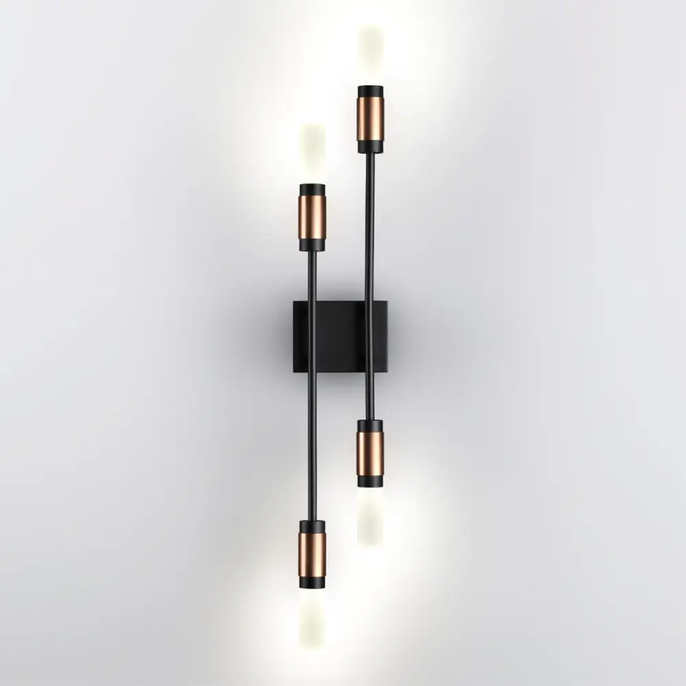 Фото 2 Настенный светильник светодиодный Odeon Light Candel 5009/10wl нейтральный белый свет цвет черный Фото 2 Настенный светильник светодиодный Odeon Light Candel 5009/10wl нейтральный белый свет цвет черный