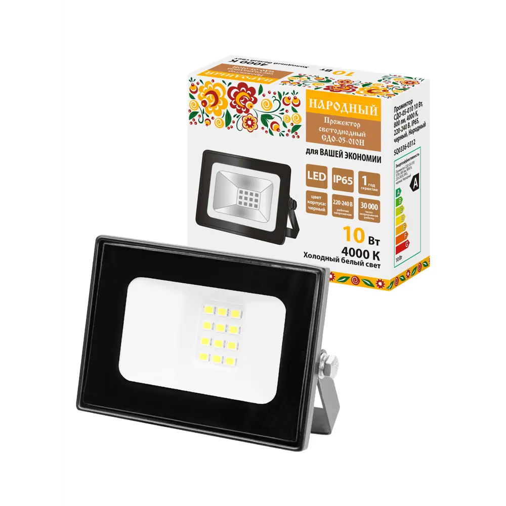 Фото Прожектор светодиодный уличный Tdm electric Sq0336-0312 10 Вт 4000 К IP65 холодный белый (голубой) свет Фото Прожектор светодиодный уличный Tdm electric Sq0336-0312 10 Вт 4000 К IP65 холодный белый (голубой) свет