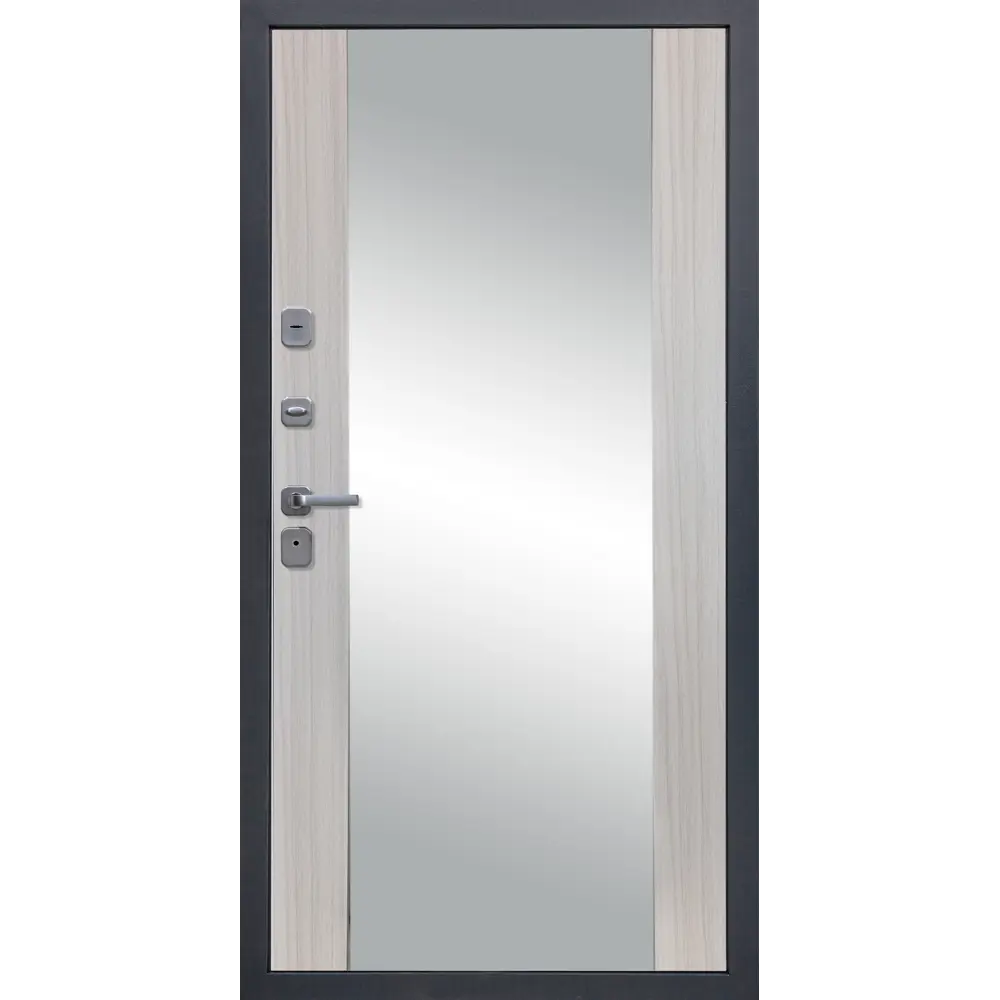 Фото 3 Входная дверь Diva Diva-76 205x86см левый цвет Д15 сандал белый/дуб серый с зеркалом Фото 3 Входная дверь Diva Diva-76 205x86см левый цвет Д15 сандал белый/дуб серый с зеркалом