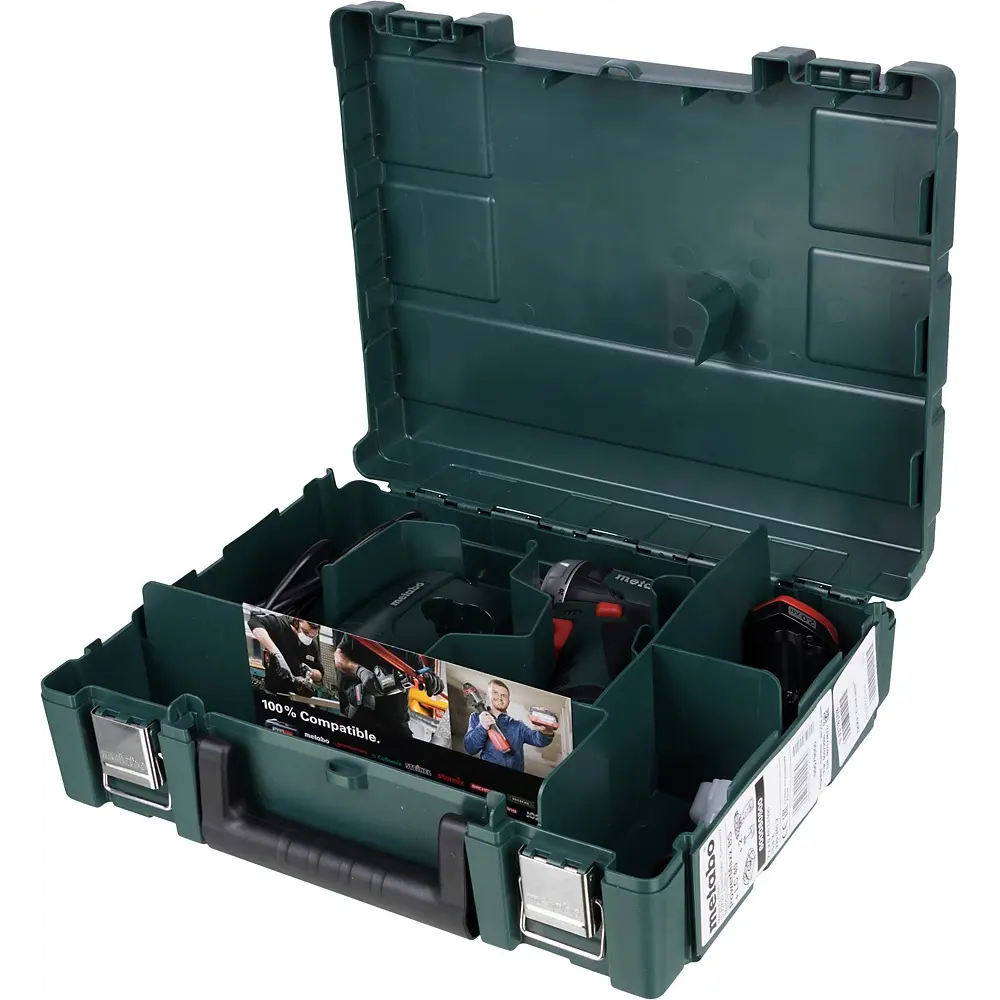 Фото 16 Дрель-шуруповерт аккумуляторная Metabo PowerMaxx BS Basic 600080500, 12 В Li-Ion 2x2 Ач Фото 16 Дрель-шуруповерт аккумуляторная Metabo PowerMaxx BS Basic 600080500, 12 В Li-Ion 2x2 Ач