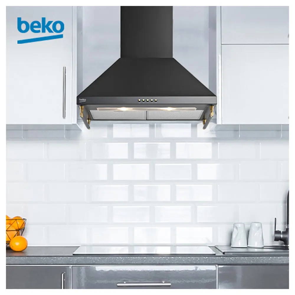 Фото 3 Вытяжка Beko CWB 6410 AR 60 см цвет черный Фото 3 Вытяжка Beko CWB 6410 AR 60 см цвет черный