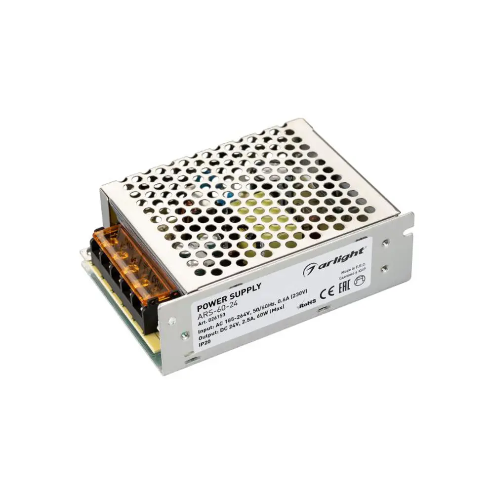 Фото 3 Блок питания Arlight 026153 24 В 60 Вт IP20
