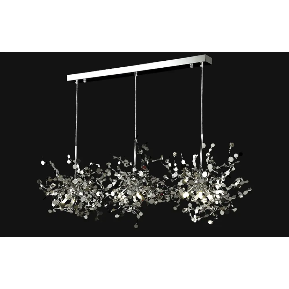 Фото 4 Светильник подвесной Crystal lux Garden Cu_1861_209 9 ламп 46 м² цвет хром Фото 4 Светильник подвесной Crystal lux Garden Cu_1861_209 9 ламп 46 м² цвет хром
