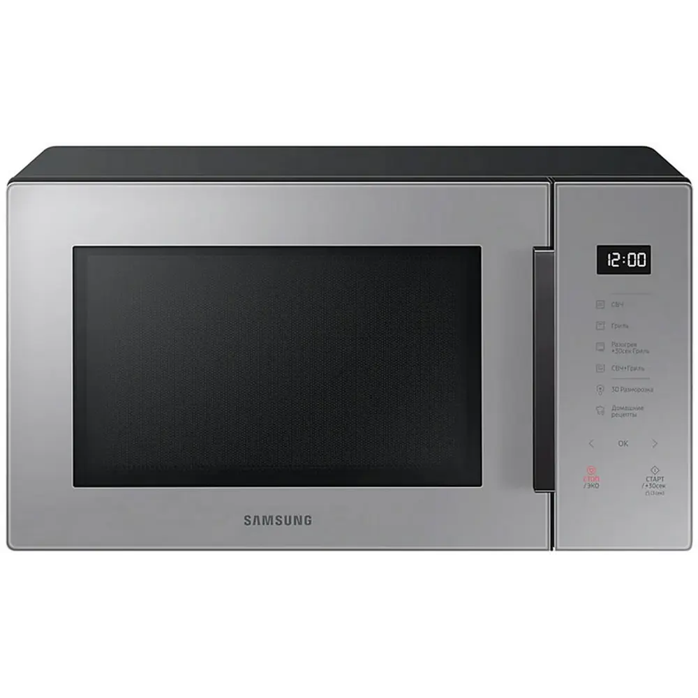 Фото Отдельностоящая микроволновая печь Samsung MG30T5018AG/BW 30 л 51.7x29.7x42.5 см цвет серый Фото Отдельностоящая микроволновая печь Samsung MG30T5018AG/BW 30 л 51.7x29.7x42.5 см цвет серый