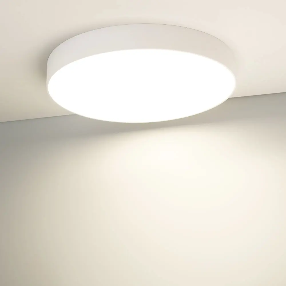 Фото 2 Светильник настенно-потолочный светодиодный Arlight Rondo 14 м² нейтральный белый свет цвет белый Фото 2 Светильник настенно-потолочный светодиодный Arlight Rondo 14 м² нейтральный белый свет цвет белый