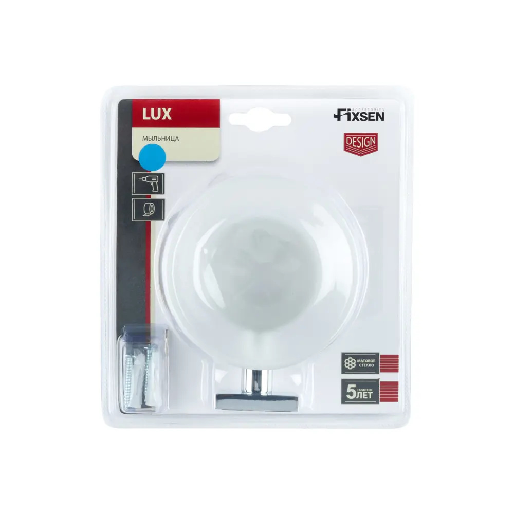 Фото 4 Мыльница для ванной Fixsen Lux Chrome FX-15008 хром Фото 4 Мыльница для ванной Fixsen Lux Chrome FX-15008 хром
