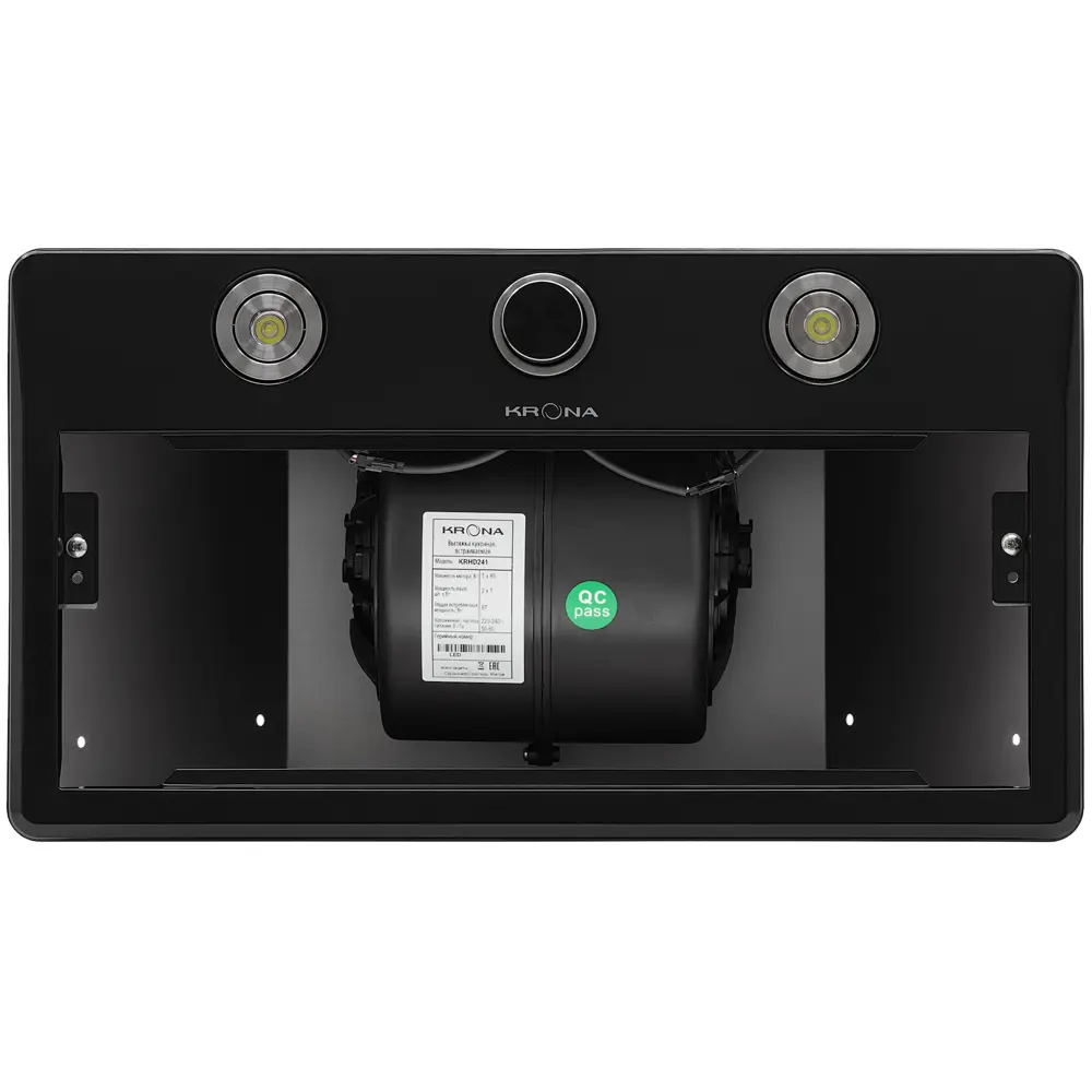 Фото 4 Вытяжка Krona SVEN 600 black one knob 52.5 см цвет черный Фото 4 Вытяжка Krona SVEN 600 black one knob 52.5 см цвет черный