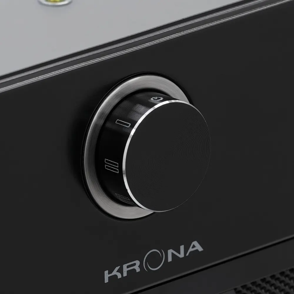 Фото 9 Вытяжка Krona SVEN 600 black one knob 52.5 см цвет черный Фото 9 Вытяжка Krona SVEN 600 black one knob 52.5 см цвет черный