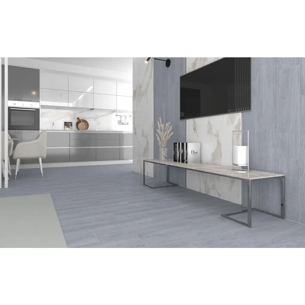 Фото 2 Керамогранит Laparet Madera x9999295240 20x80см 1.76 м² цвет серый, цена за упаковку Фото 2 Керамогранит Laparet Madera x9999295240 20x80см 1.76 м² цвет серый, цена за упаковку