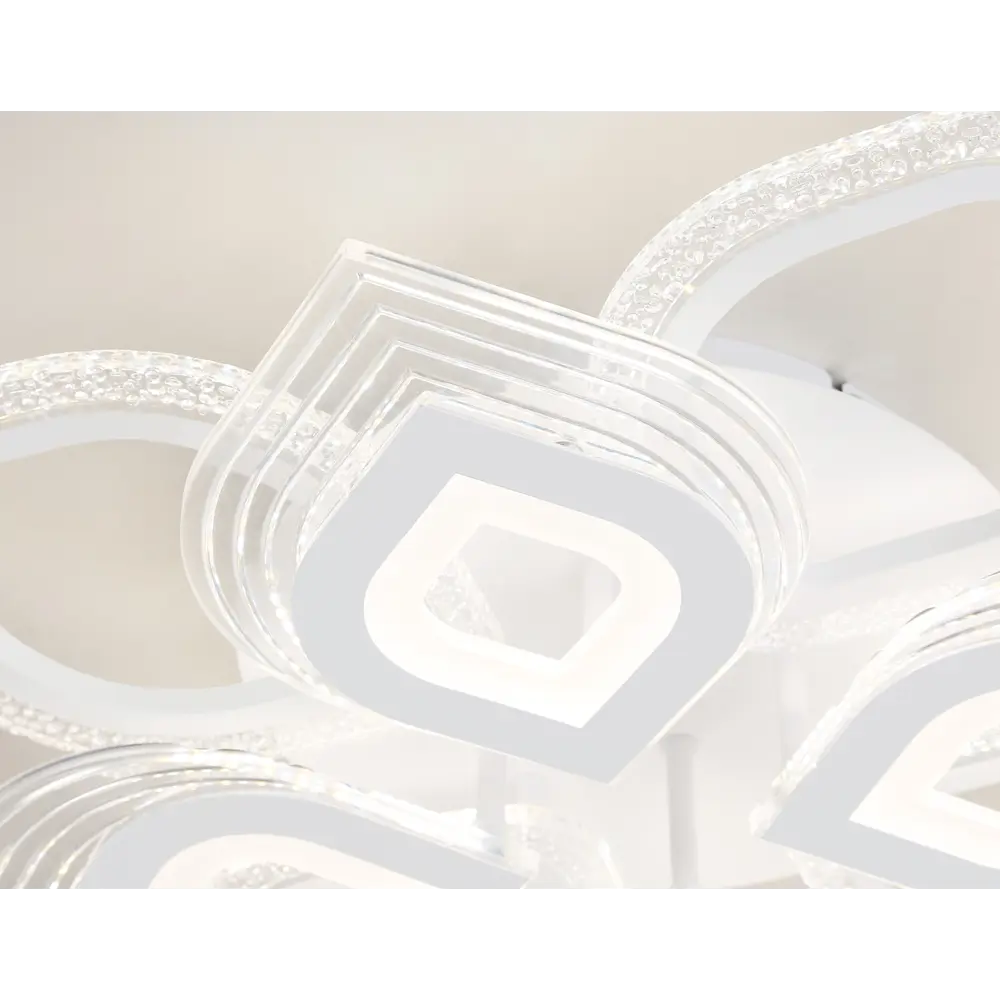 Фото 5 Люстра потолочная светодиодная Ambrella Light AMBR_FA4294 Acrylica с пультом управления 20 м² регулируемый белый свет цвет белый Фото 5 Люстра потолочная светодиодная Ambrella Light AMBR_FA4294 Acrylica с пультом управления 20 м² регулируемый белый свет цвет белый