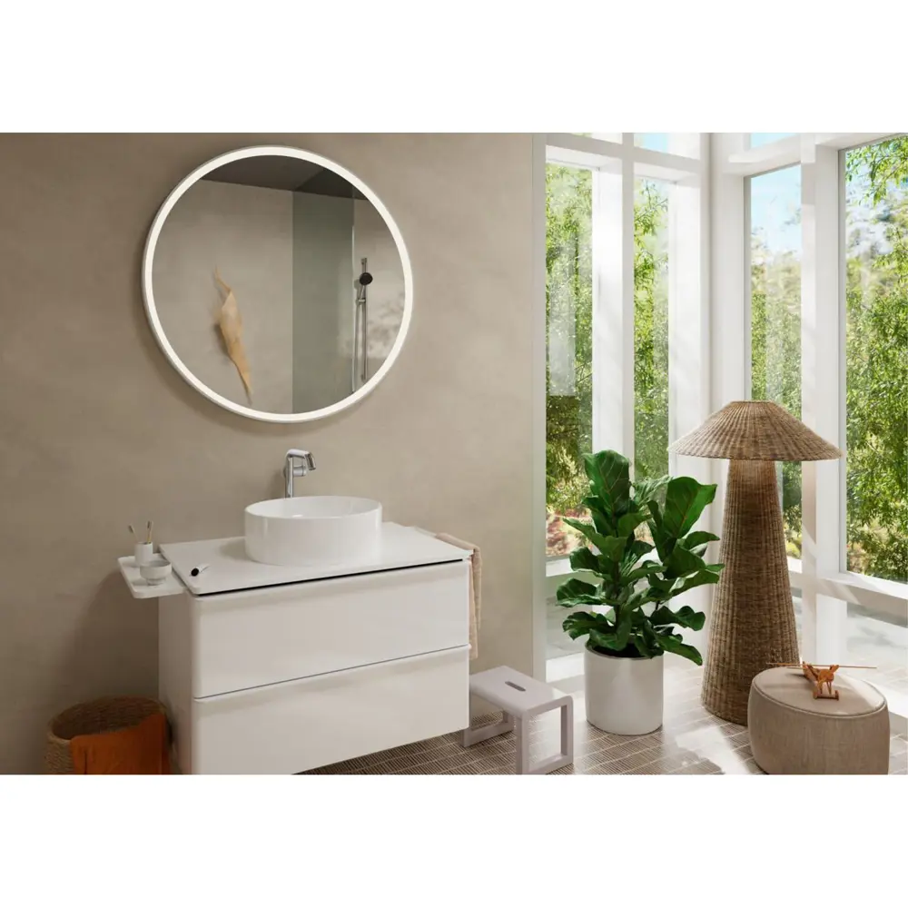 Фото 8 Смеситель для раковины Hansgrohe 73370000 однорычажный цвет хром Фото 8 Смеситель для раковины Hansgrohe 73370000 однорычажный цвет хром