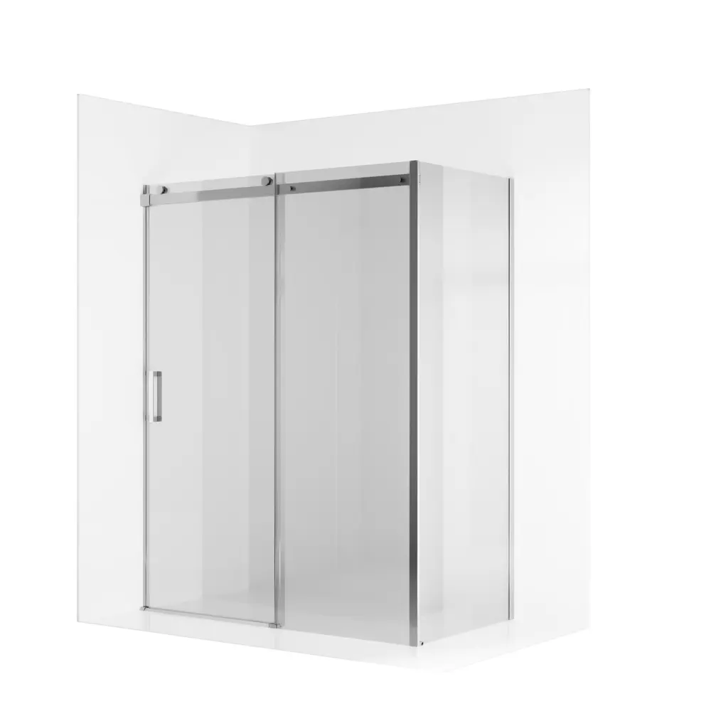 Фото Душевая перегородка Ambassador 19021105HX-120HX 120x200см хромированный профиль Фото Душевая перегородка Ambassador 19021105HX-120HX 120x200см хромированный профиль