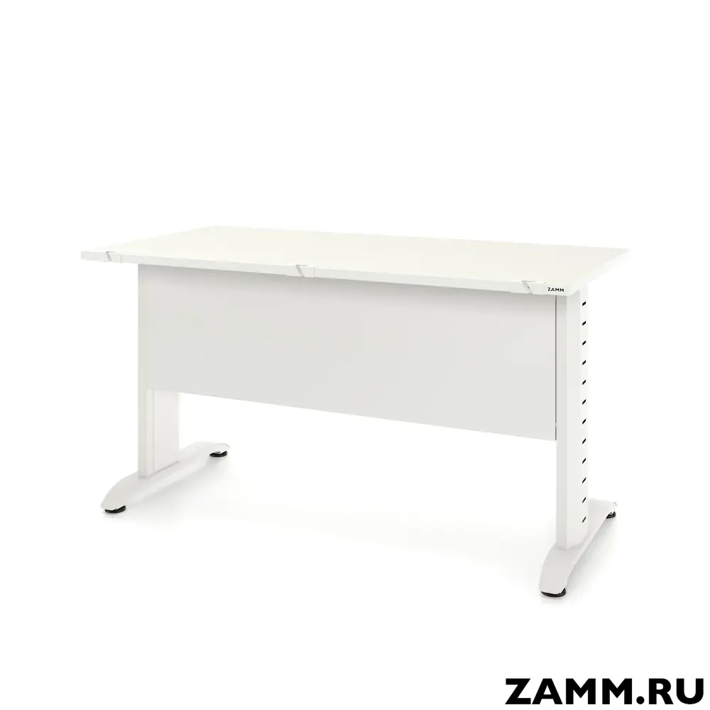 Фото Письменный стол ПС-28448.60x160:AA.25/04-02 Zamm Альфа (Тип 2) 160x75x60 см Металл цвет белый Фото Письменный стол ПС-28448.60x160:AA.25/04-02 Zamm Альфа (Тип 2) 160x75x60 см Металл цвет белый