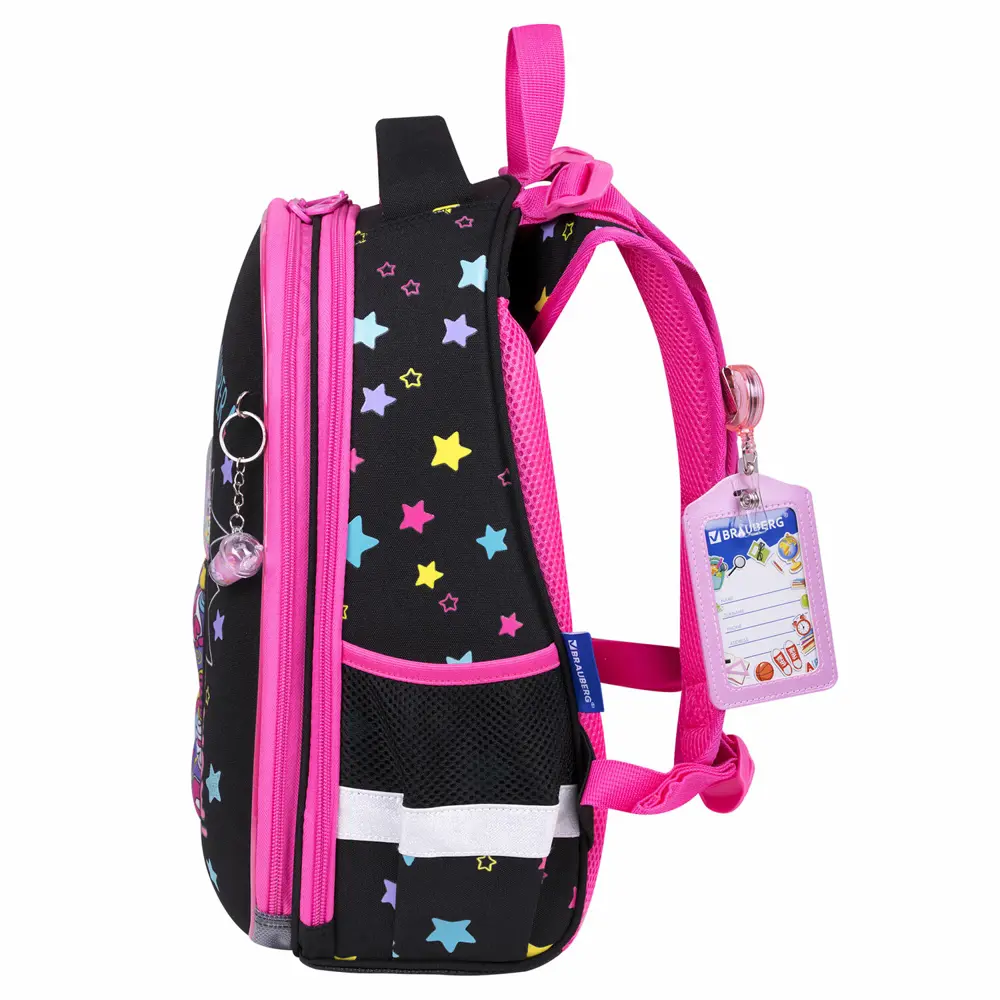 Фото 4 Рюкзак Brauberg Premium с брелком Pop style 29x38x16 см эва цвет черный Фото 4 Рюкзак Brauberg Premium с брелком Pop style 29x38x16 см эва цвет черный