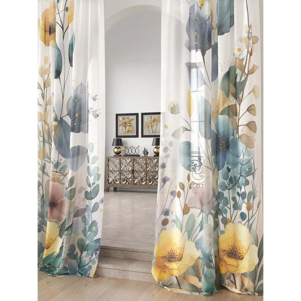 Фото 2 Тюль Comfy way Лоуна - 149 CW754149-230 на шторной ленте 230x150 см цвет бежевый