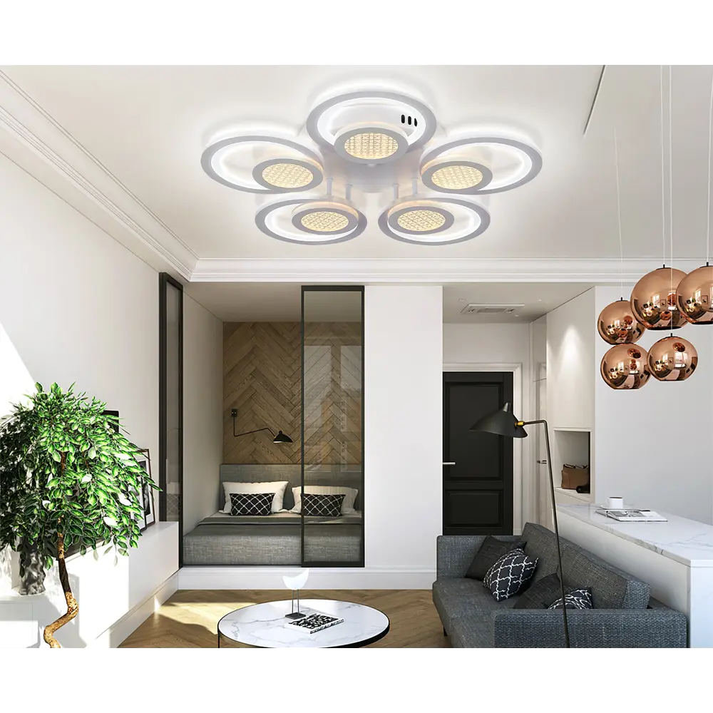 Фото 3 Люстра потолочная Natali Kovaltseva LED LAMPS 81169 LED LAMPS 81169 220В 200Вт 20м2 белый Фото 3 Люстра потолочная Natali Kovaltseva LED LAMPS 81169 LED LAMPS 81169 220В 200Вт 20м2 белый