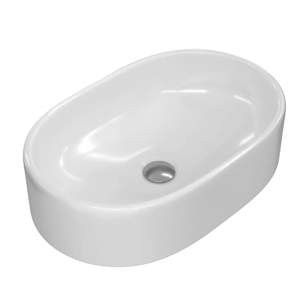 Фото 13 Комплект тумба под раковину Teymi Ritta 55 дуб эврика/белый матовый и раковина Iva 52 F03287