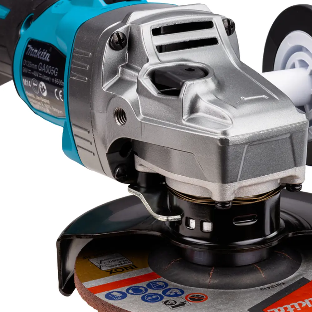 Фото 3 УШМ аккумуляторная бесщеточная Makita GA005GZ, 40 В Li-Ion, 125 мм, без АКБ и ЗУ Фото 3 УШМ аккумуляторная бесщеточная Makita GA005GZ, 40 В Li-Ion, 125 мм, без АКБ и ЗУ