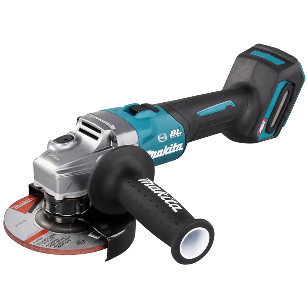 Фото УШМ аккумуляторная бесщеточная Makita GA005GZ, 40 В Li-Ion, 125 мм, без АКБ и ЗУ Фото УШМ аккумуляторная бесщеточная Makita GA005GZ, 40 В Li-Ion, 125 мм, без АКБ и ЗУ
