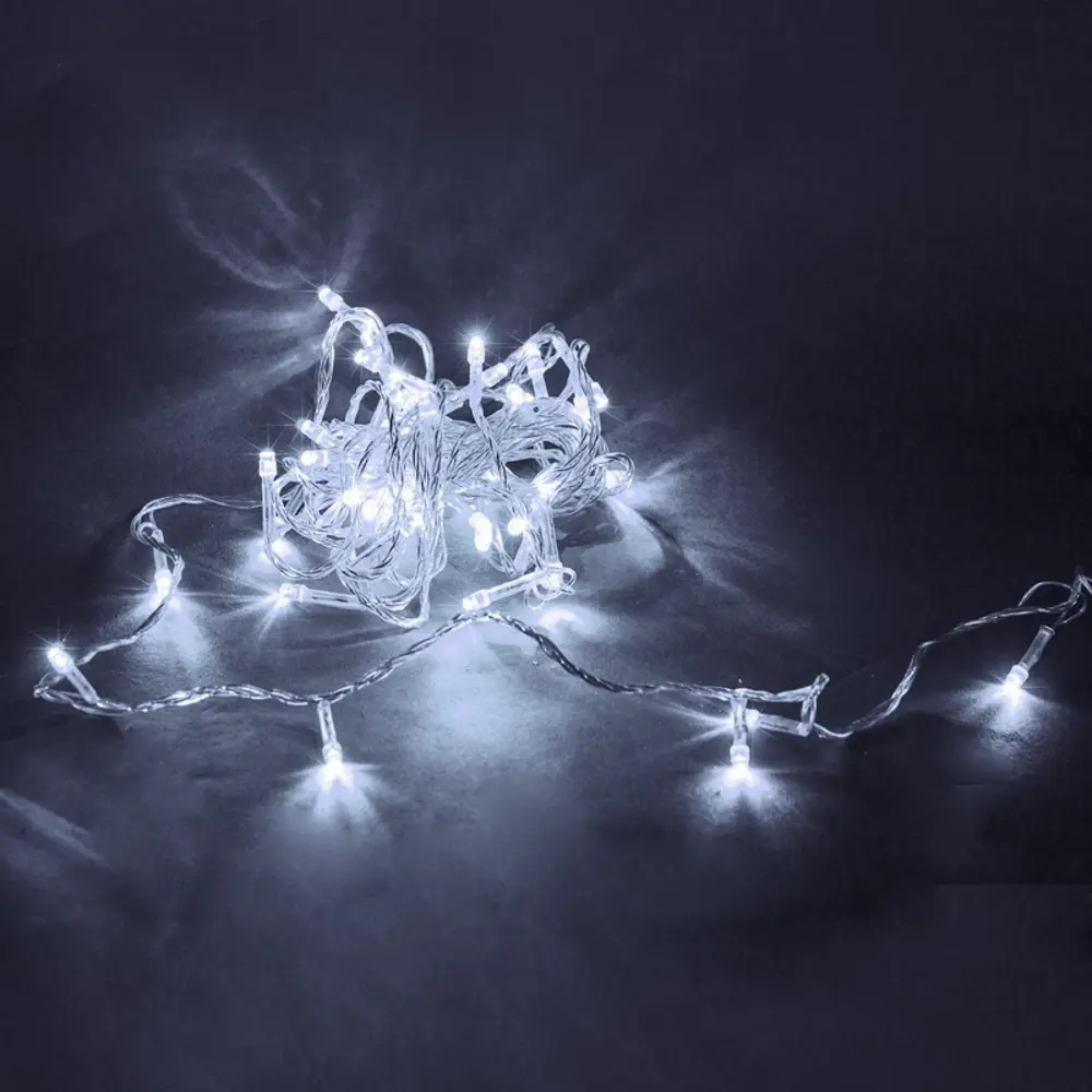 Фото Электрогирлянда комнатная Sneha a-019 led wt нить 5 м 50 ламп белый 1 режим работы Фото Электрогирлянда комнатная Sneha a-019 led wt нить 5 м 50 ламп белый 1 режим работы
