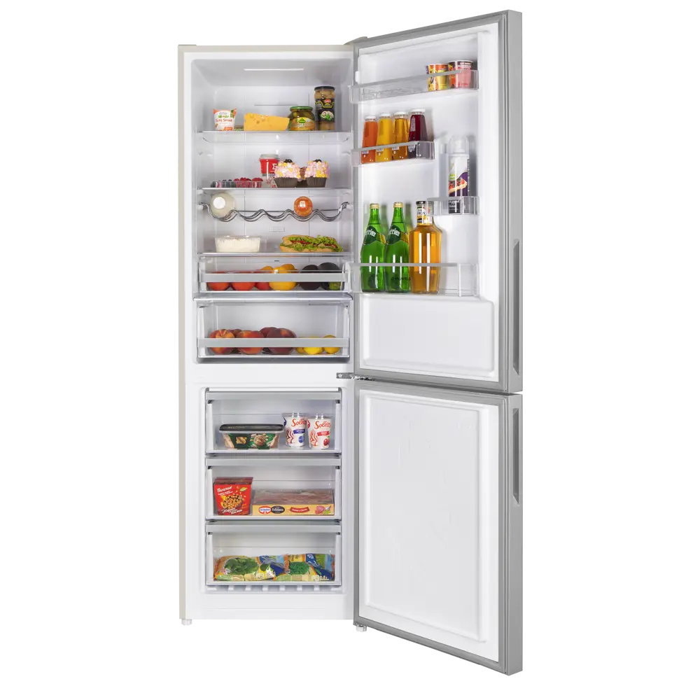 Фото 2 Холодильник Maunfeld MFF185NFBG Inverter 59.5x185.5 см цвет бежевый